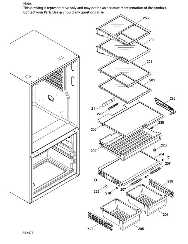 Cover Pantry Assembly WR01L10757 - XPart Supply