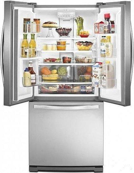Whirlpool - 29.5 Inch 19.68 cu. ft French Door Refrigerator in  Stainless - WRF560SFHZ