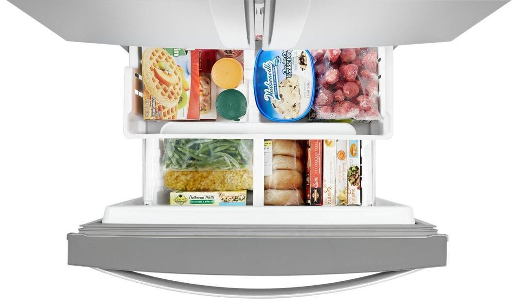 Whirlpool - 29.5 Inch 19.68 cu. ft French Door Refrigerator in  Stainless - WRF560SFHZ
