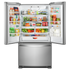 Whirlpool - 32.625 Inch 22.1 cu. ft French Door Refrigerator in Stainless - WRFF5333PZ