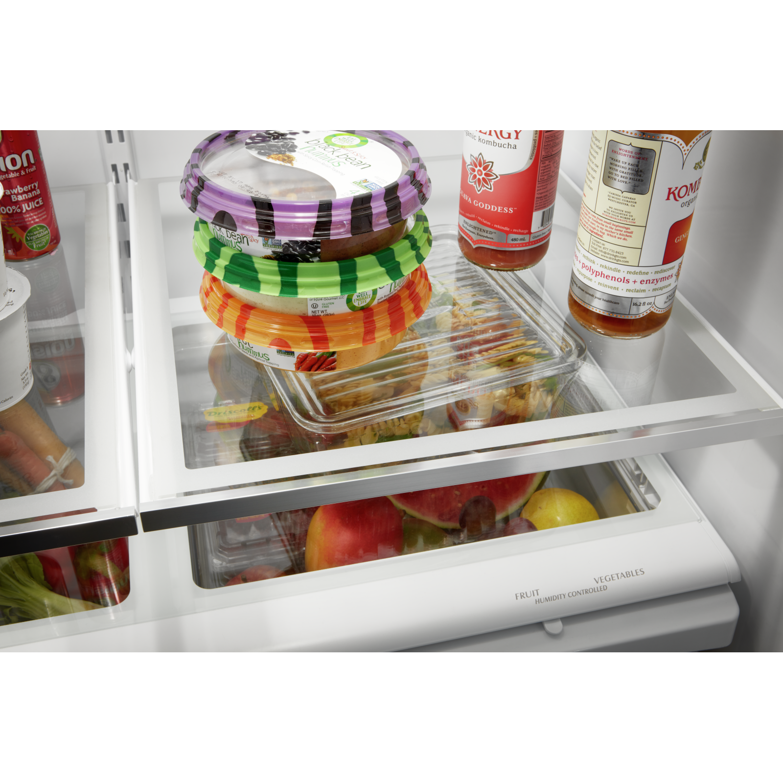 Whirlpool - 32.625 Inch 22.1 cu. ft French Door Refrigerator in Stainless - WRFF5333PZ