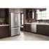 Whirlpool - 32.625 Inch 22.1 cu. ft French Door Refrigerator in Stainless - WRFF5333PZ