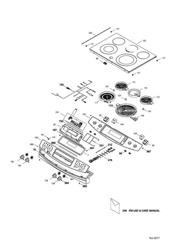 Range oven membrane assembly