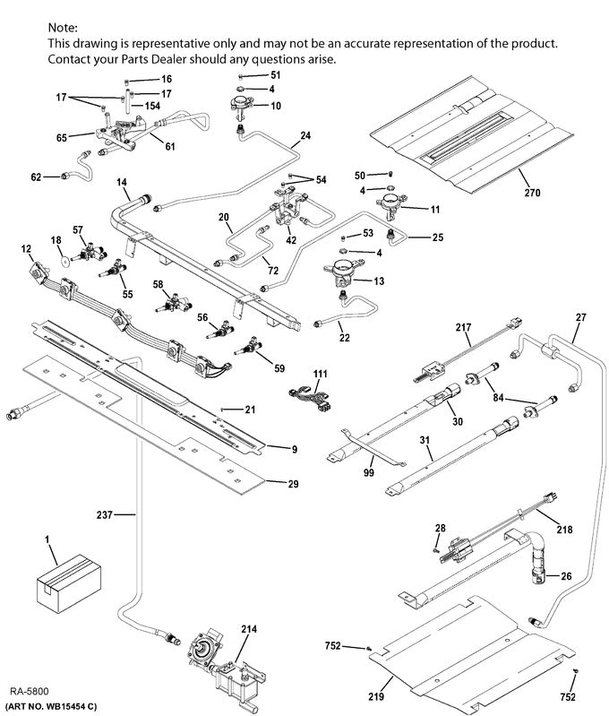 WS01F07311 Oven Range Bakr Igniter Glowbar - XPart Supply Ltd.
