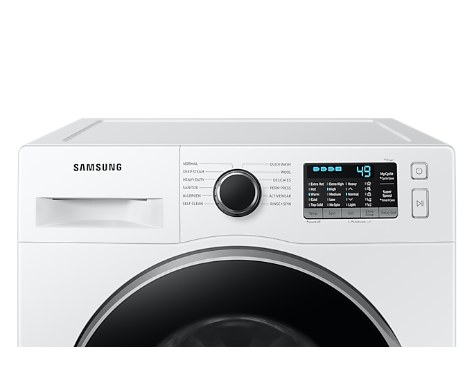 Samsung - 2.9 cu. Ft  Front Load Washer in White - WW25B6800AW