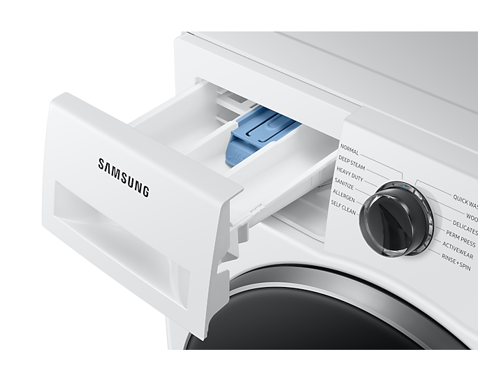 Samsung - 2.9 cu. Ft  Front Load Washer in White - WW25B6800AW