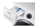 Samsung - 2.9 cu. Ft  Front Load Washer in White - WW25B6800AW