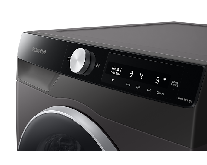 Samsung - 2.9 cu. Ft  Front Load Washer in Grey - WW25B6900AX