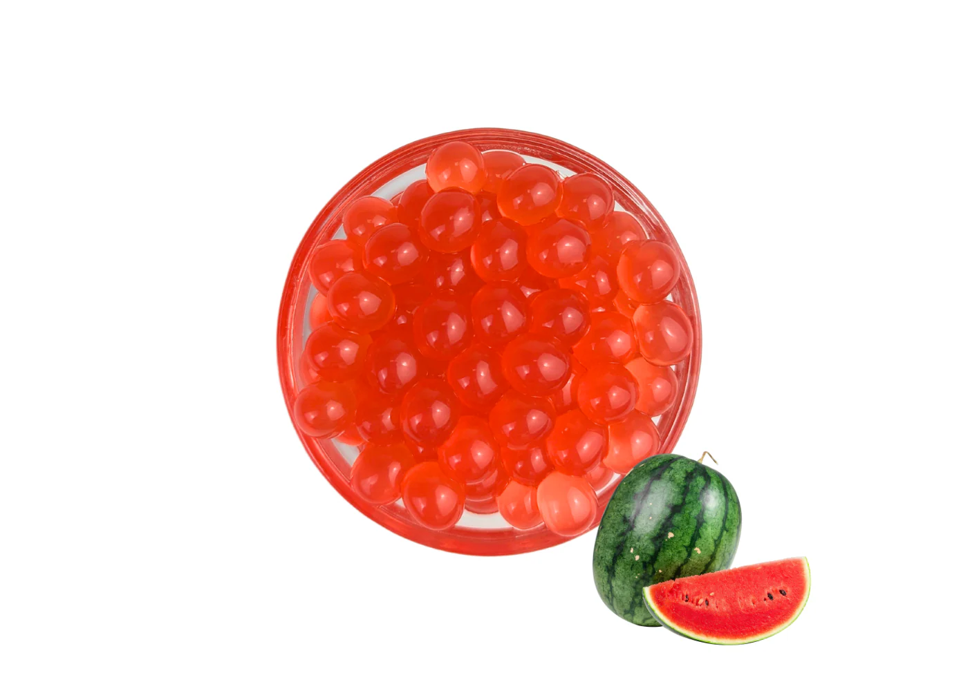 Watermelon Bursting Boba - 7 LB Jar - Popping Boba