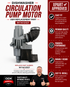 Whirlpool Dishwasher Circulation Pump Motor W11612327 — Restore Wash Pressure & Spray Action