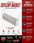 Whirlpool Dishwasher Cutlery Basket WP8268866 — Restore Silverware Organization