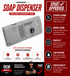 Whirlpool Dishwasher Soap Dispenser WPW10199696 — Fixes Detergent Not Releasing or Dispenser Not Opening