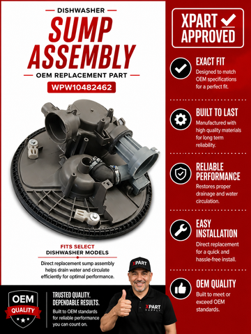 Dishwasher sump and seal assembly