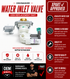 Whirlpool Dishwasher Water Inlet Valve WPW10158389 — Fix No Water Fill & Wash Cycle Failures