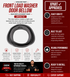 Whirlpool Door Bellow WP8182119 — Fixes Washer Leaking from Door