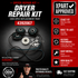 Whirlpool Dryer Repair Kit 4392067 — Fixes Squealing, Thumping & Drum Not Spinning