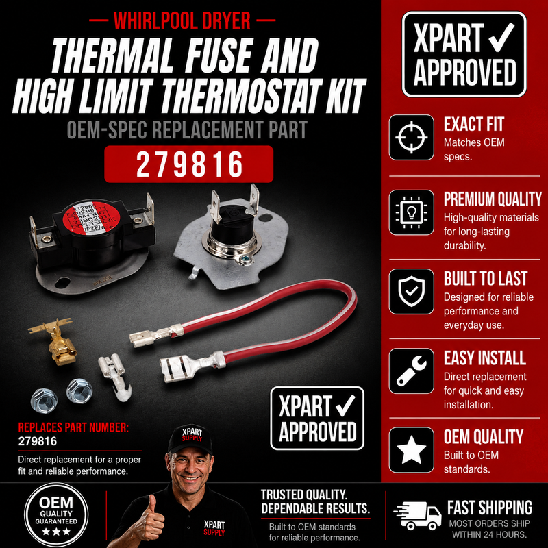 Whirlpool Dryer Thermal Cut-Off Kit 279816