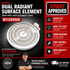 Whirlpool Dual Radiant Surface Element W11259508 — Fix a Burner That Won't Heat or Only Works on One Setting