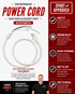 Whirlpool Microwave Power Cord W10708076 — Fix No Power & Dead Unit