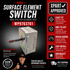 Whirlpool Range Surface Element Switch WP9763761, Replaces 9763761