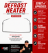Whirlpool Refrigerator Defrost Heater WP12729128 — Fixes Frost Buildup & No Cooling