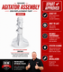 Whirlpool Washer Agitator Assembly 285565 — Restore Proper Wash Action and Agitation