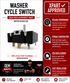 Whirlpool Washer Cycle Switch WPW10330139 – OEM & XPart Options