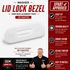 Whirlpool Washer Lid Lock Bezel W11643703 — Fix Broken or Cracked Lid Lock Cover