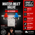 Whirlpool Washer Water Inlet Valve W11038689, Replaces W10776841, W10869800, W11024486