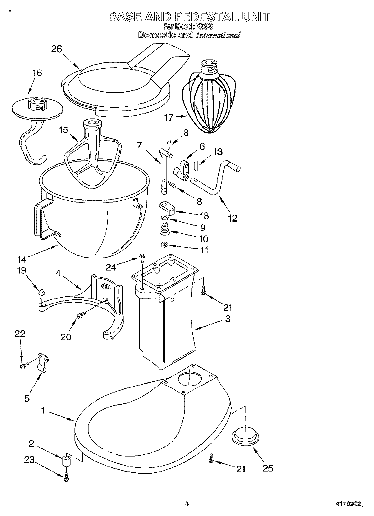 WP3182857 Stand Mixer Spring Latch - XPart Supply