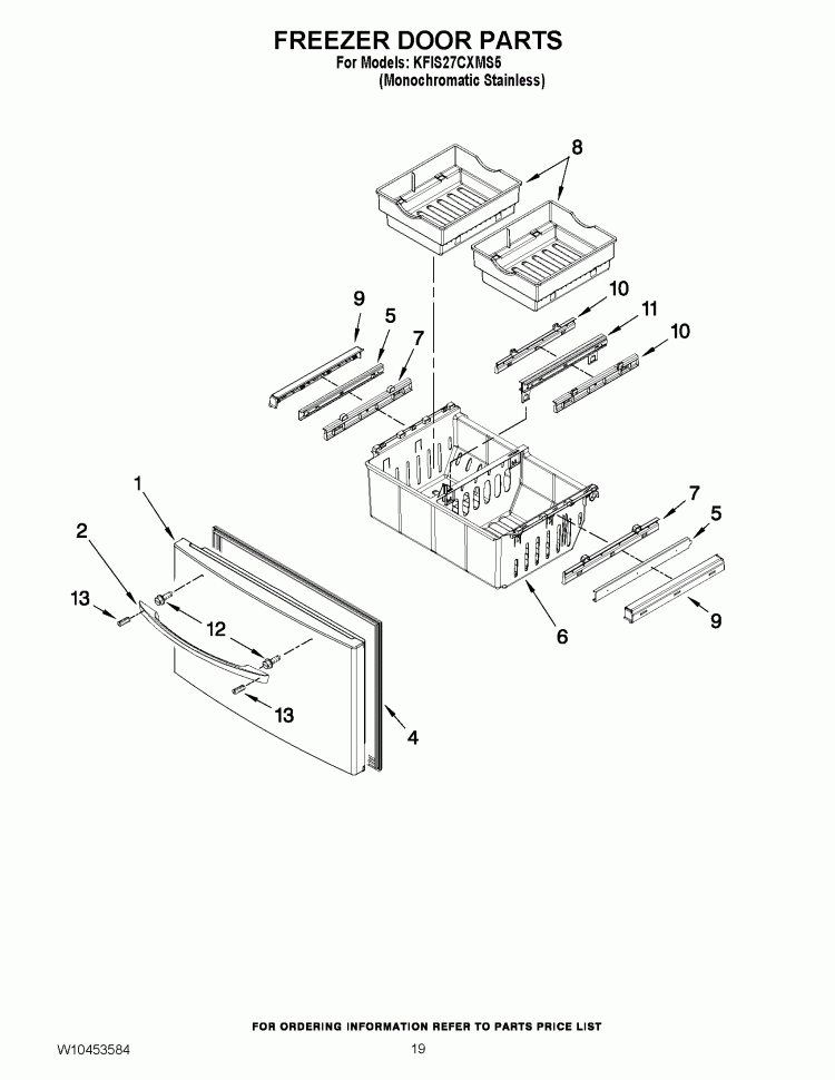 WPW10661886 Refrigerator Door Handle Screw - XPart Supply