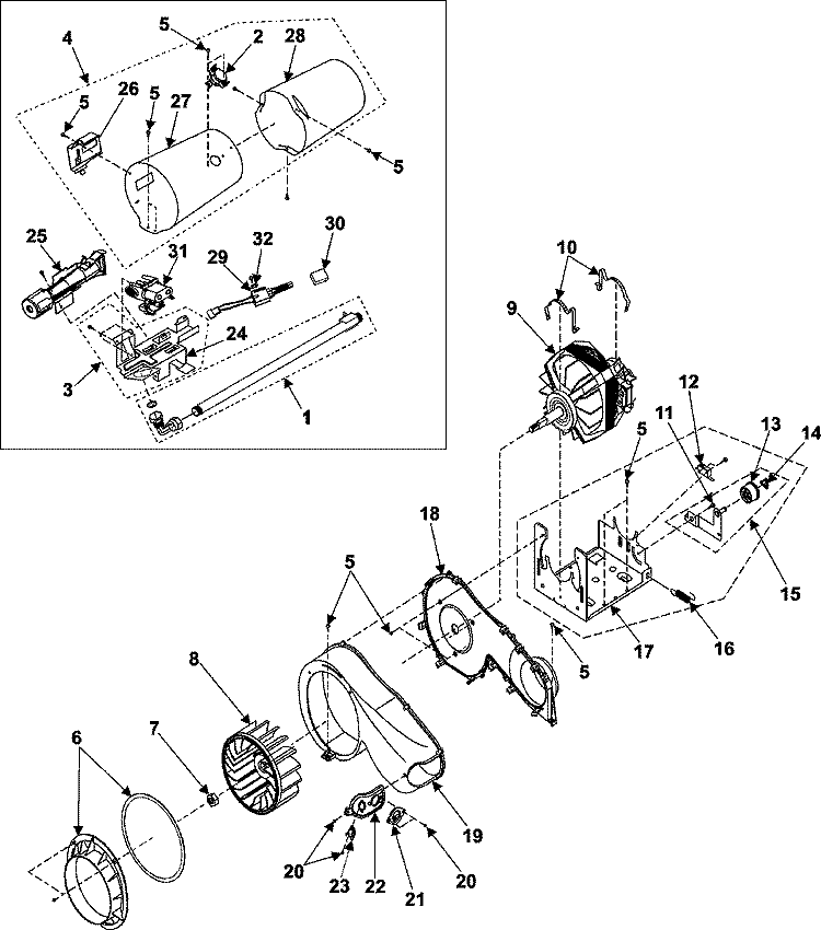 Allumeur de sèche-linge XP366