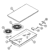 Élément de surface radiant XPR775D18 avec kit de fils