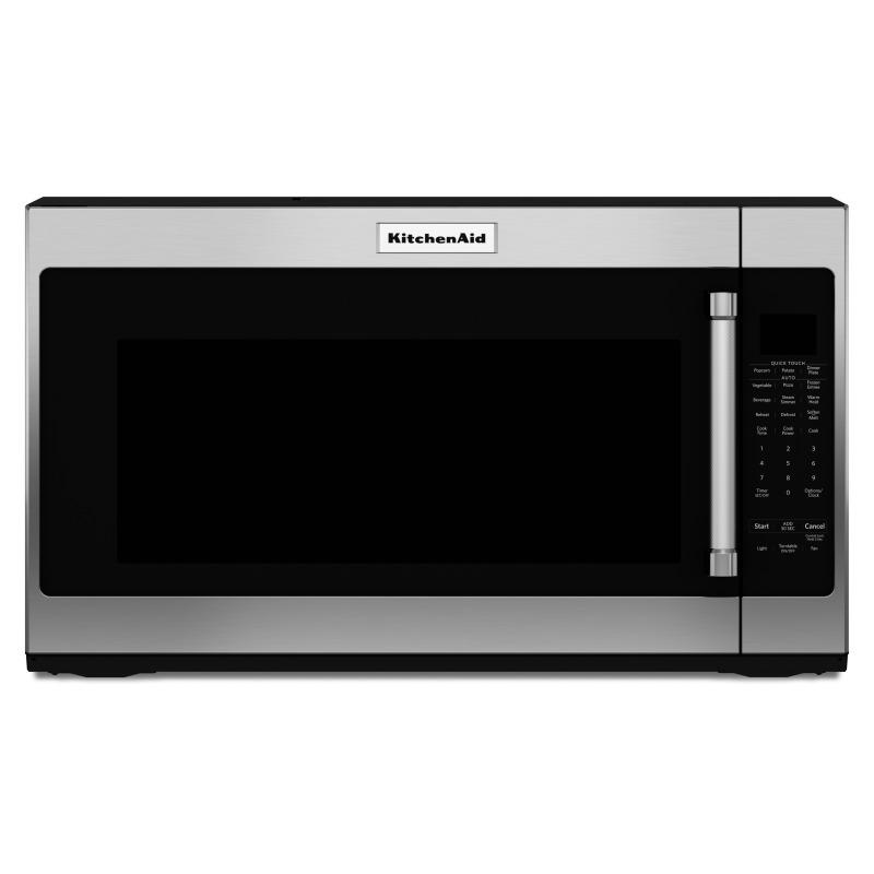 KitchenAid - 2 cu. Ft  Over the range Microwave in Stainless Steel - YKMHS120ES