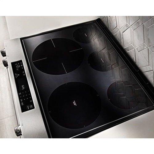 KitchenAid - 6.4 cu. ft Electric Range in Stainless - YKSEG700ESS