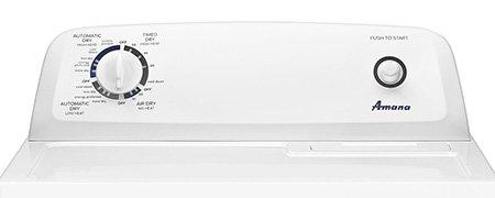 Amana - 6.5 cu. Ft  Electric Dryer in White - YNED4655EW