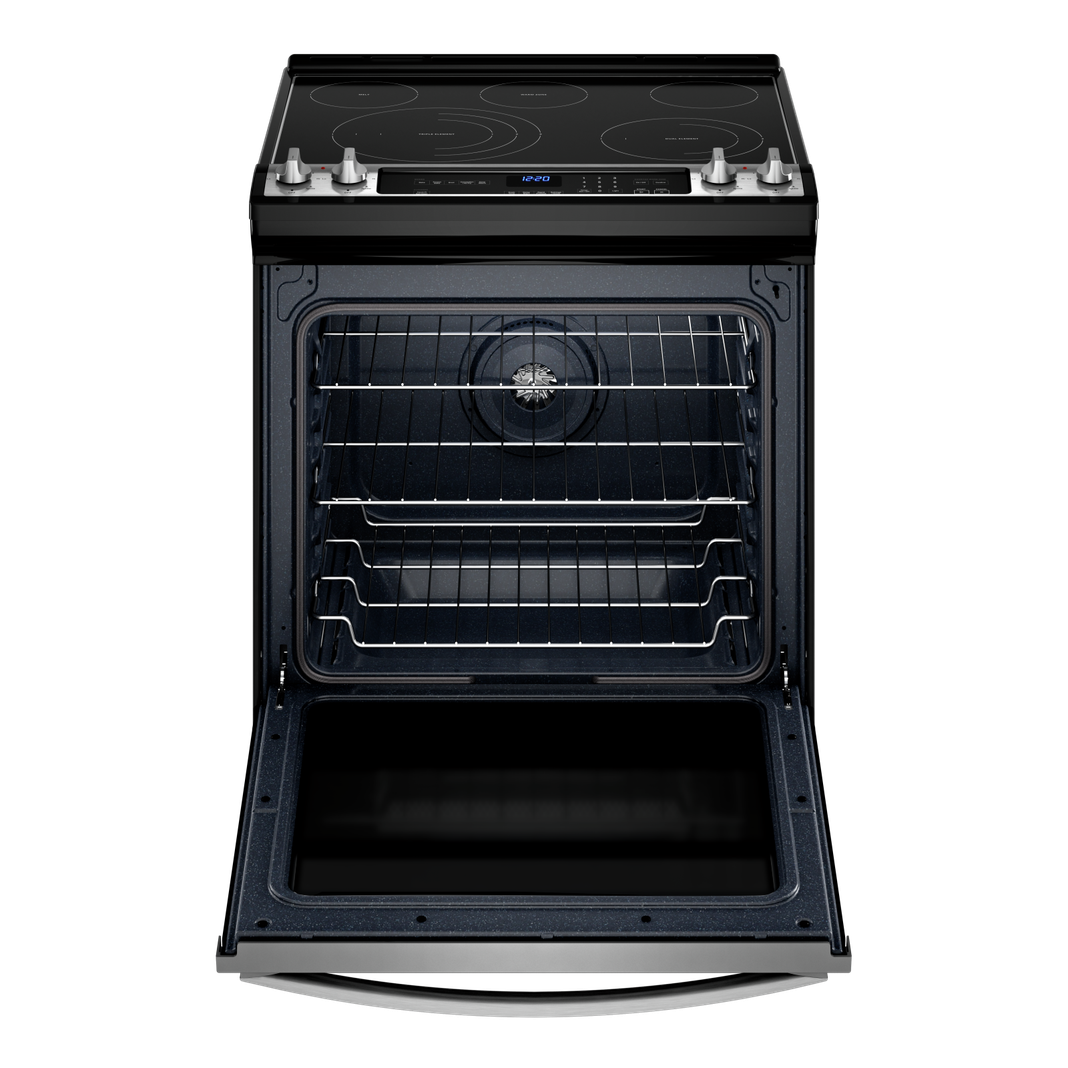Whirlpool - 6.4 cu. ft  Electric Range in Stainless - YWEE745H0LZ
