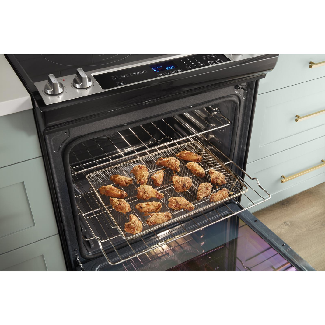 Whirlpool - 6.4 cu. ft  Electric Range in Stainless - YWEE745H0LZ