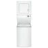 Whirlpool - 1.8 cu. ft Washer and 3.4 cu. ft Dryer Laundry Center in White - YWET4024HW