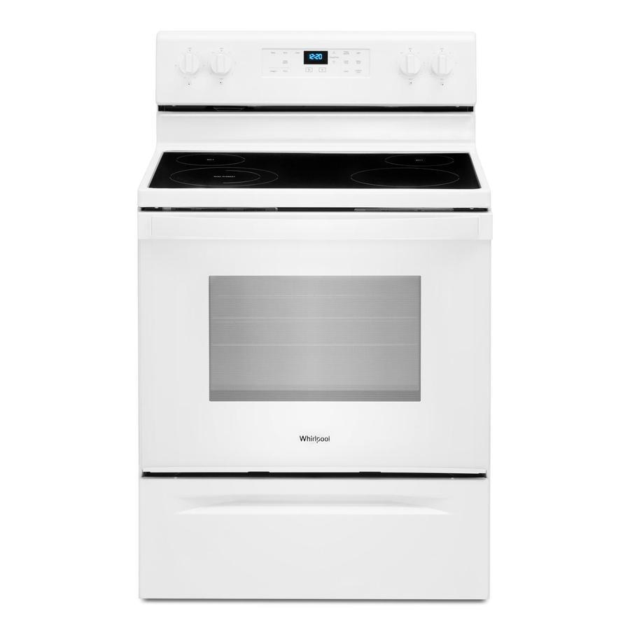 Whirlpool - 5.3 cu. ft  Electric Range in White - YWFE515S0JW