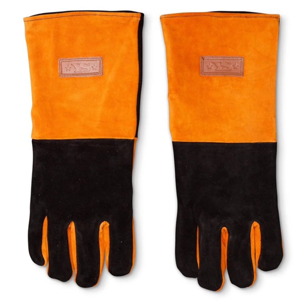 Yoder Smokers Long Leather Barbecue Gloves