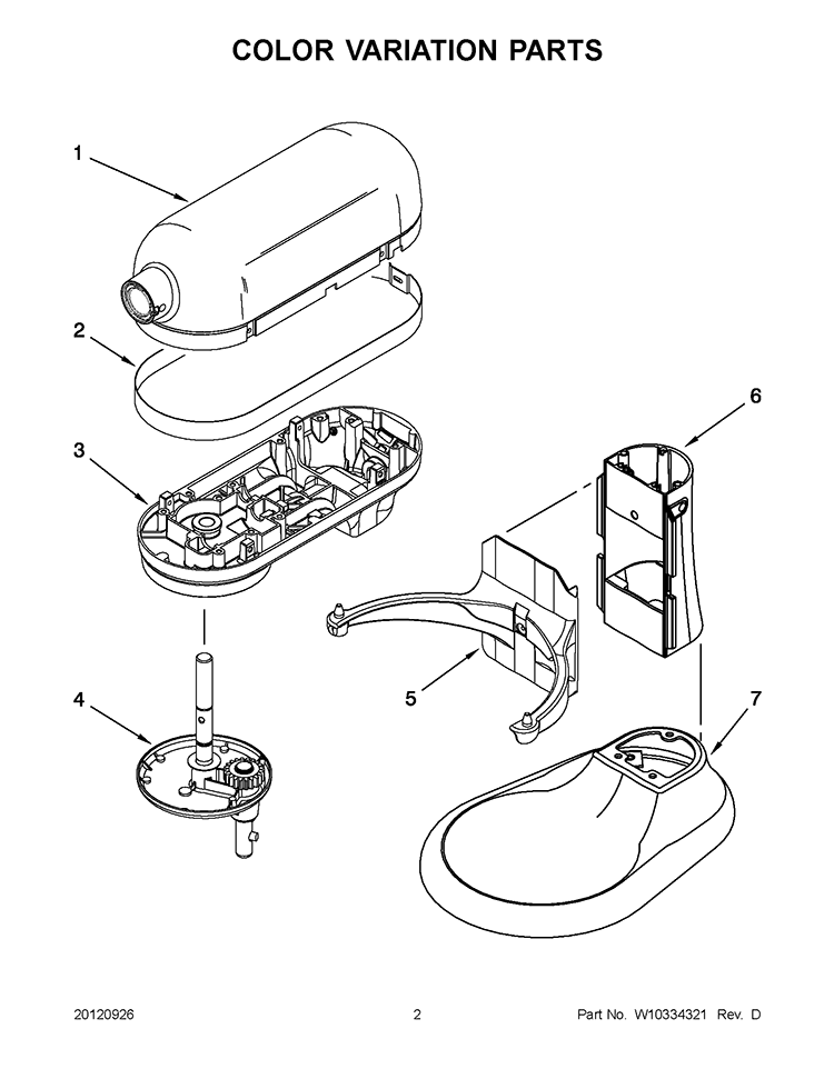 W10327955 Stand Mixer Planetary - XPart Supply