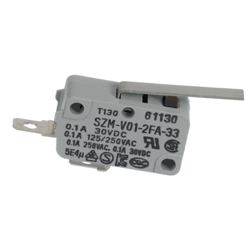 Refrigerator dispenser micro switch