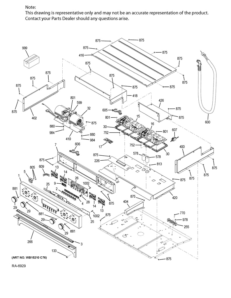 WG02F10798 Oven Control Board - XPart Supply