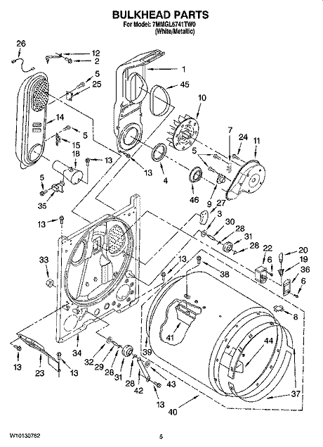 W10828905 Dryer Bulkhead - XPart Supply