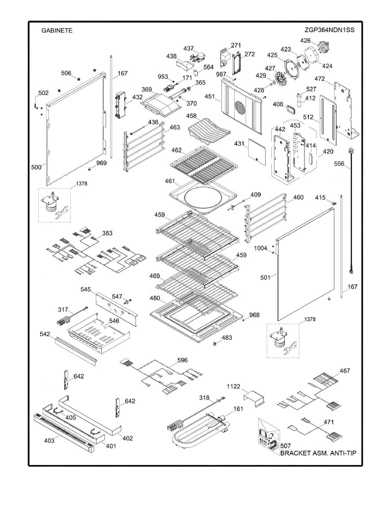 WS01F09975 Oven Burner - XPart Supply