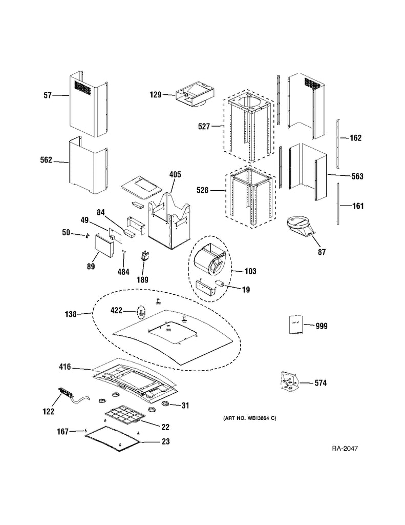 WG02F02840 Oven Vent Motor - XPart Supply