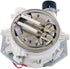 ABT72989206 dishwasher pump assembly replacement unit with white plastic housing metal cover and electrical terminals