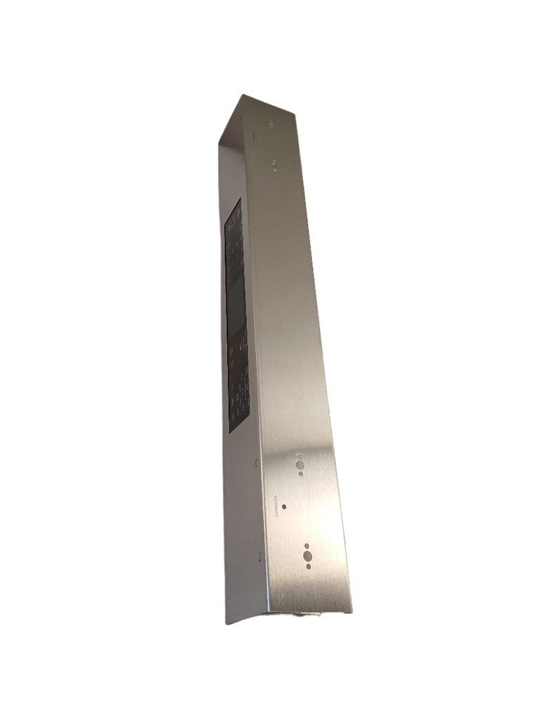 Stainless steel W10920246 range control panel replacement for oven front with button openings by XPart Supply