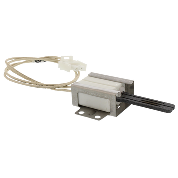 Gas range oven igniter glowbar; flat-style hot-surface ignitor